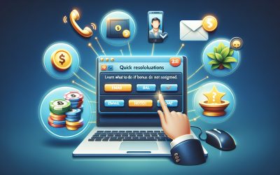 Što učiniti kada casino bonus nije dodijeljen?
